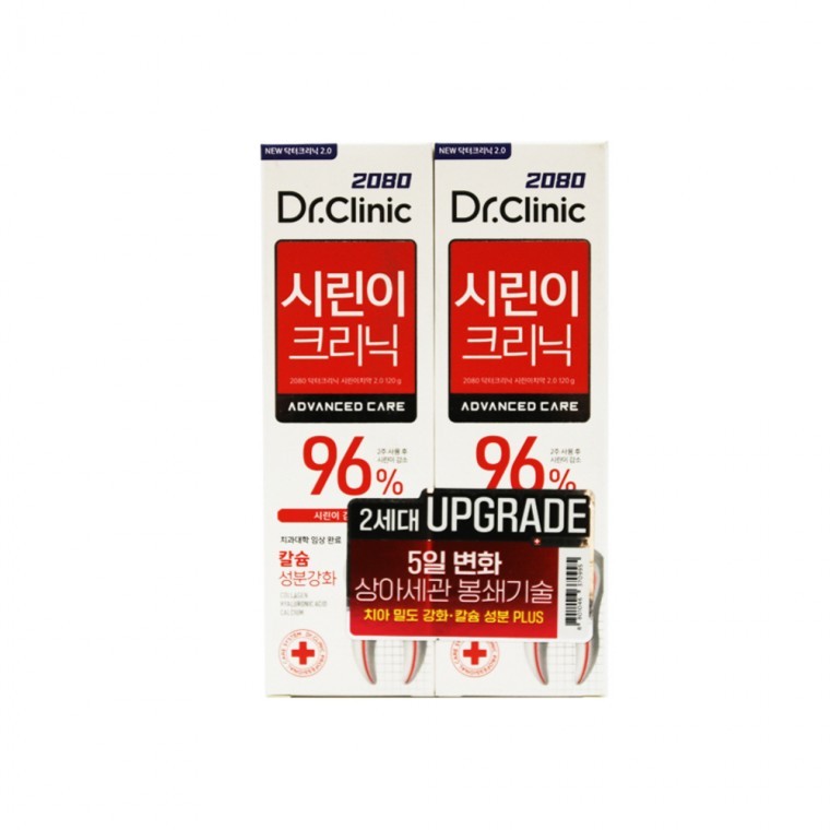 2080 닥터크리닉 시린이 120g 2입 - 메인 이미지