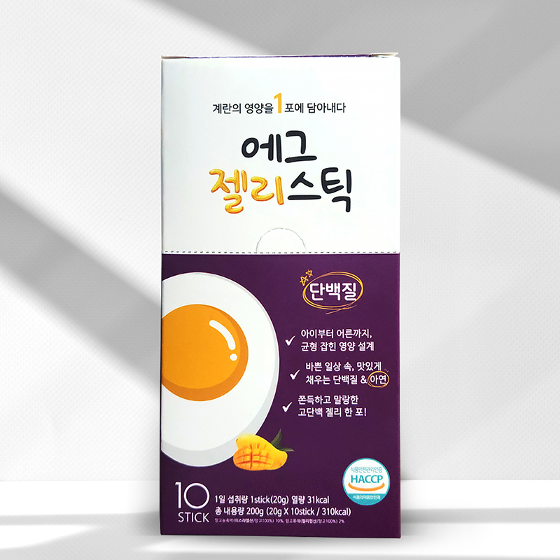 단백질보충제 에그젤리스틱 아르기닌 다이어트간식 단백질쉐이크 대체 망고맛, 200g, 1개 - 상세 이미지 3