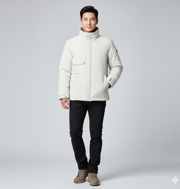 밀레 아웃도어 남성 겨울 발열안감 콜드제로 세인트 구스다운 패딩점퍼 - 상세 이미지 2