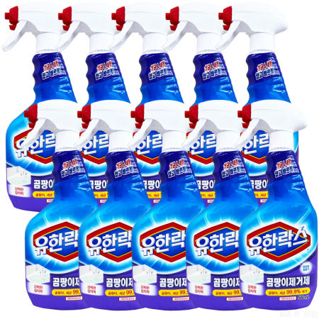 유한양행 유한락스 곰팡이제거 500ml x 10개