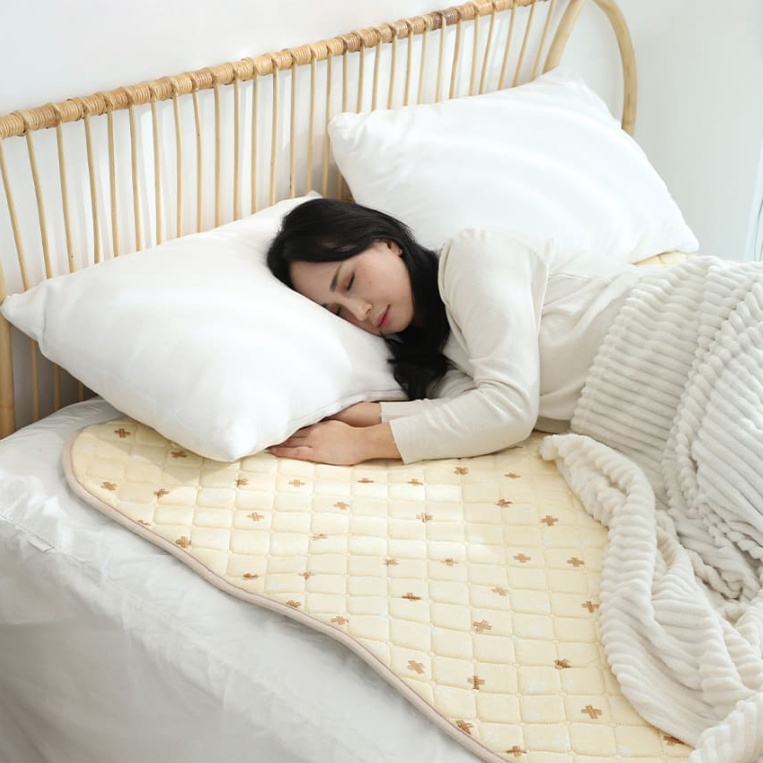 침대용 극세사 전기매트 더블 EMF 전자파차단 전기요 2인용