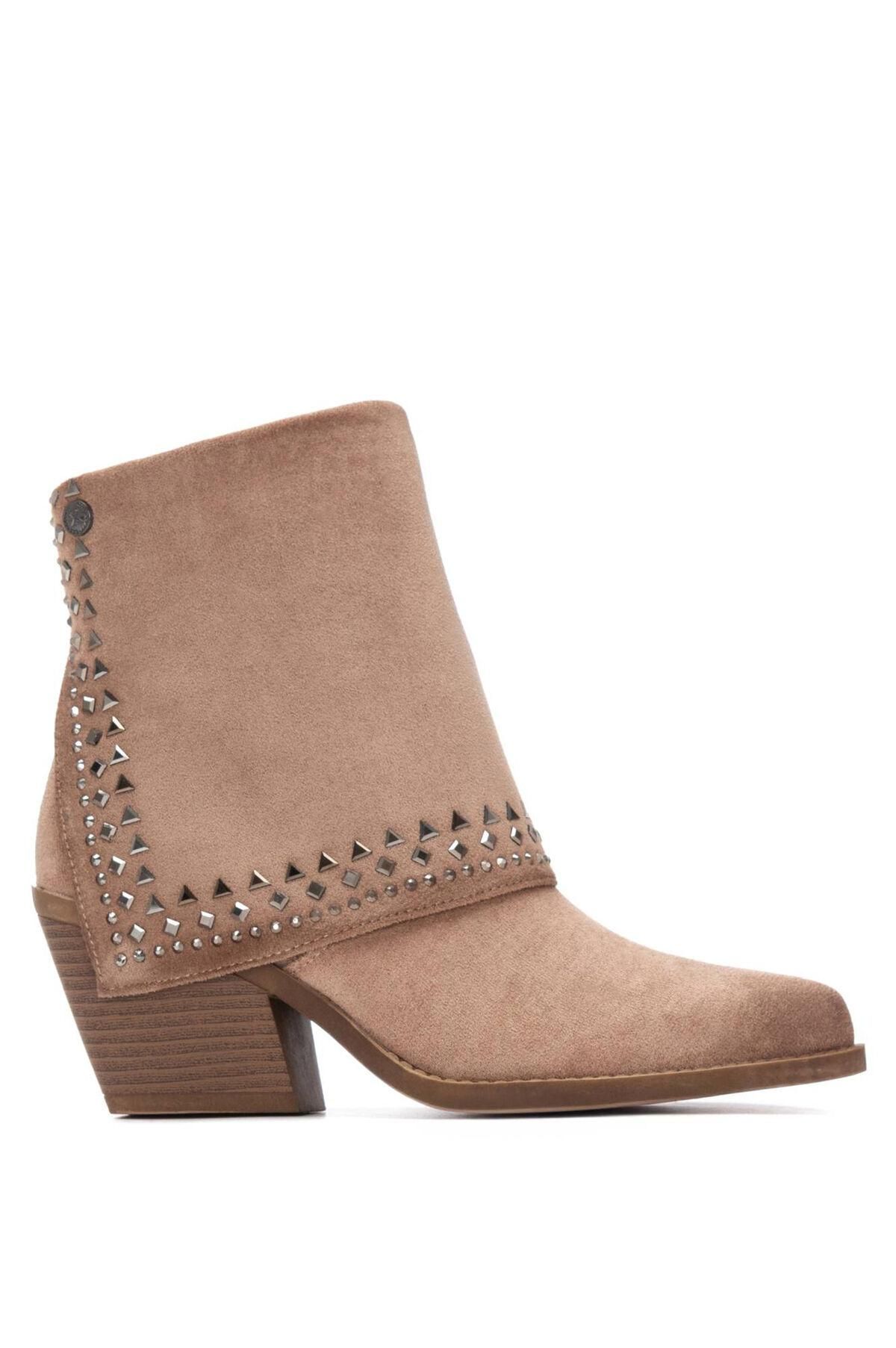 엑스티아이 웨스턴 스터드 앵클부츠 베이지 1522759 BEIGE - 상품 이미지