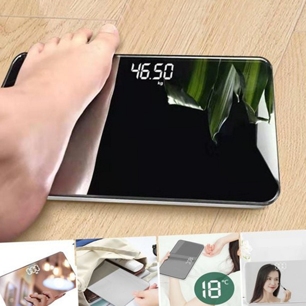 디지털 인테리어 체중계 스마트 미러 체중계 충전식 가정용 저울