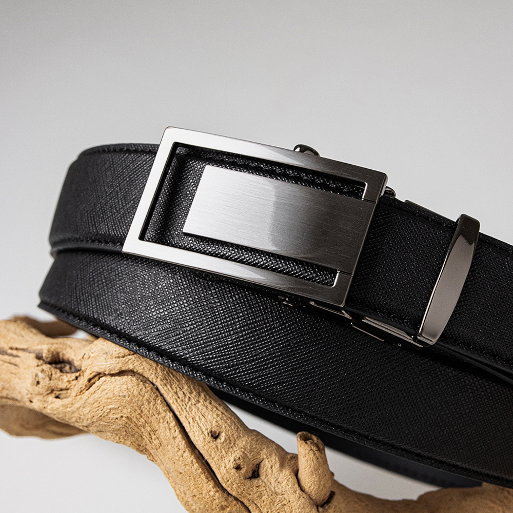 남자 가죽벨트 자동벨트 버클 모던심플