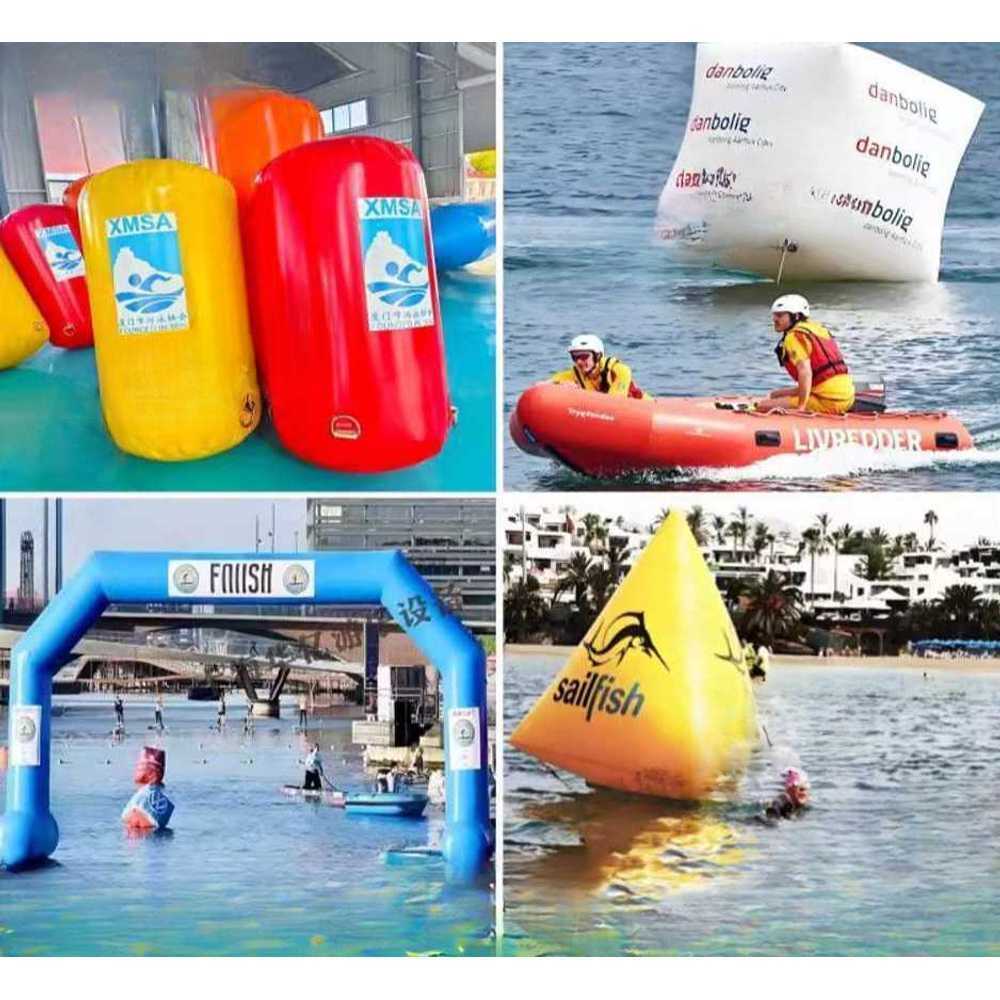 해상 부이 부표 항만 안전표지 바다 부력 식별용 장비 원통 1.5m - 상세 이미지 4