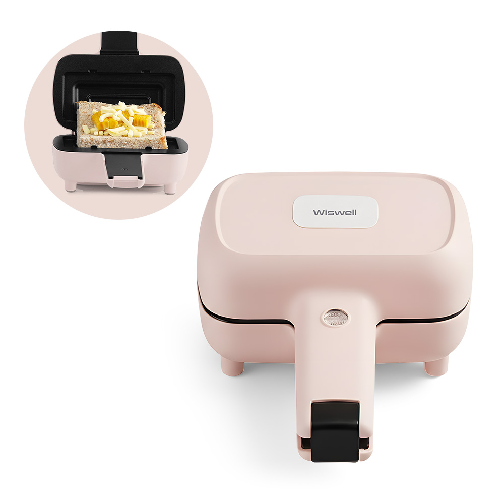 위즈웰 다이어트 샌드위치 메이커 식빵 한장 간식 만들기 기계
