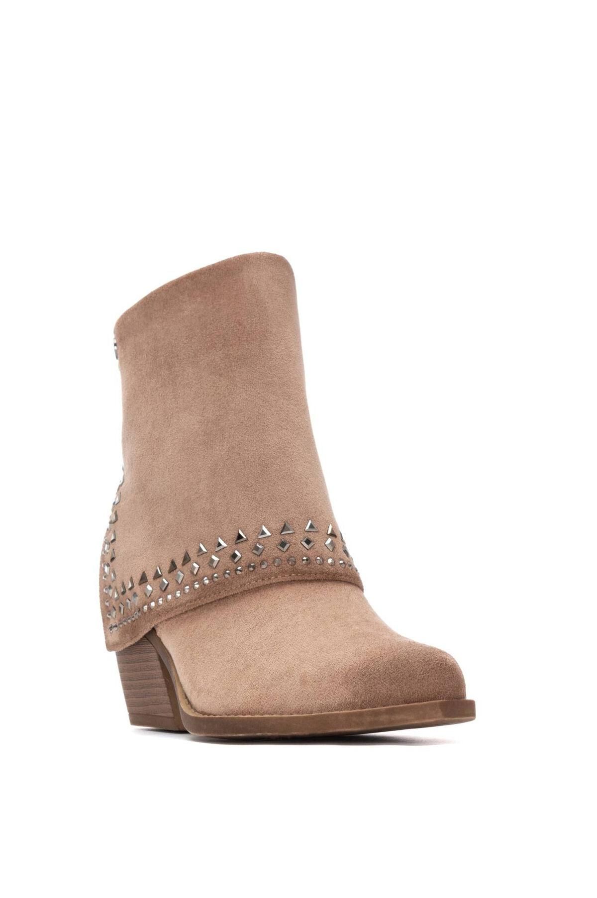 엑스티아이 웨스턴 스터드 앵클부츠 베이지 1522759 BEIGE - 상세 이미지 2