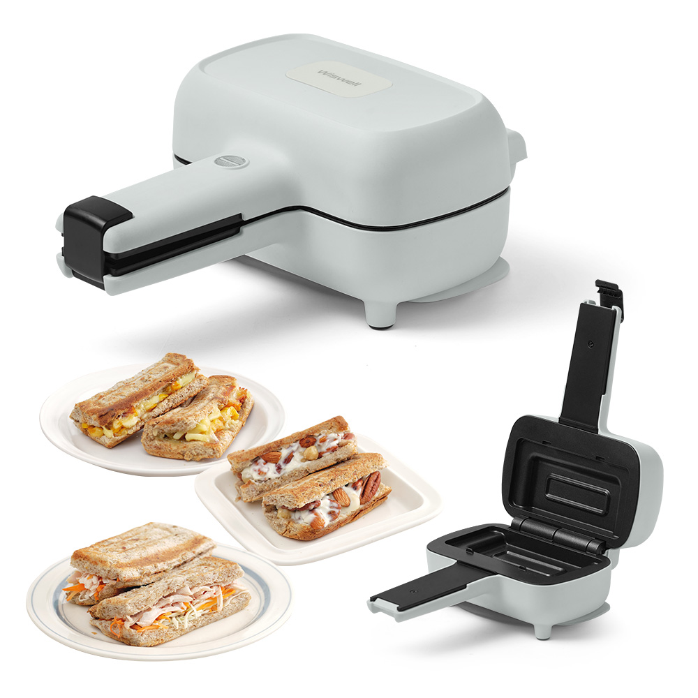 위즈웰 다이어트 샌드위치 메이커 식빵 한장 간식 만들기 기계