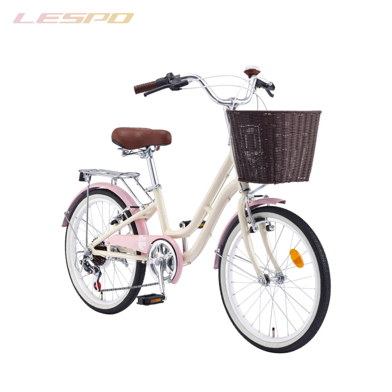 2025 삼천리 20 프림로즈 - 100% 완조립 알루미늄 초등학생 바구니 주니어 자전거