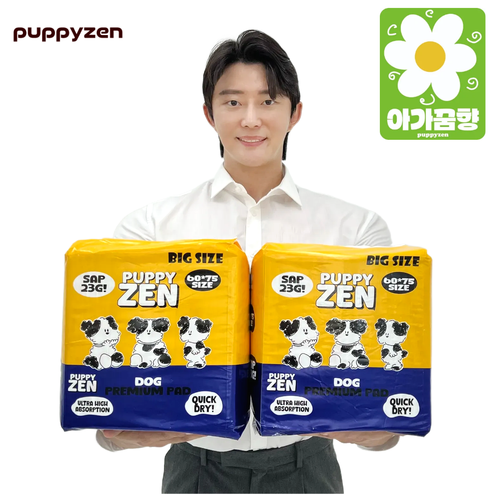 퍼피젠 대형 3초흡수 SAP23g 아가꿈향 강아지 배변패드 향기버전