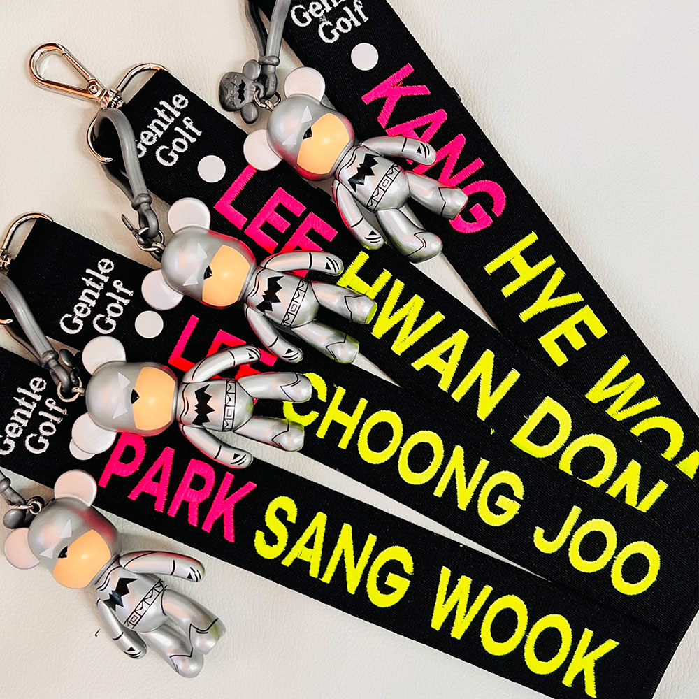 골프 네임텍 자수 캐디빽 이름표 커스텀 골프가방 이름 캐리어 네임텍