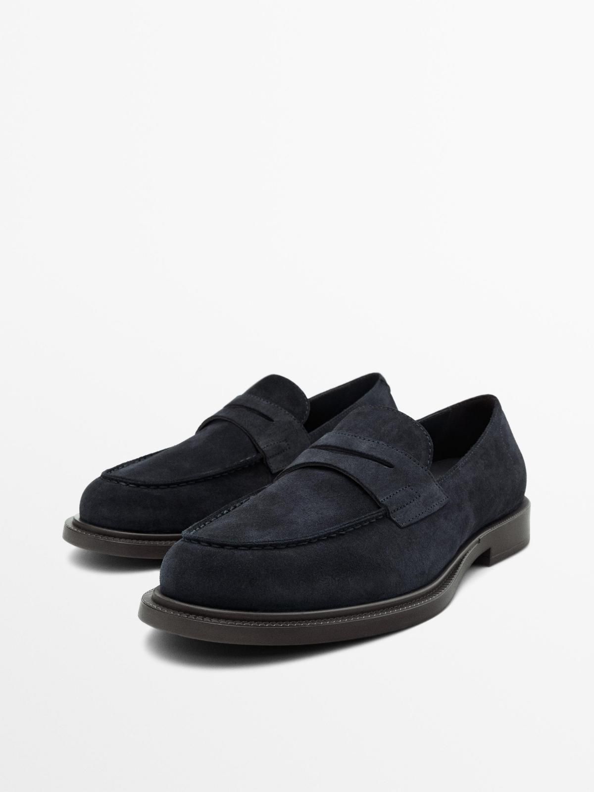 마시모두띠 스웨이드 페니 로퍼 소가죽 포르투갈제 2513/750 DARK BLUE - 상세 이미지 4