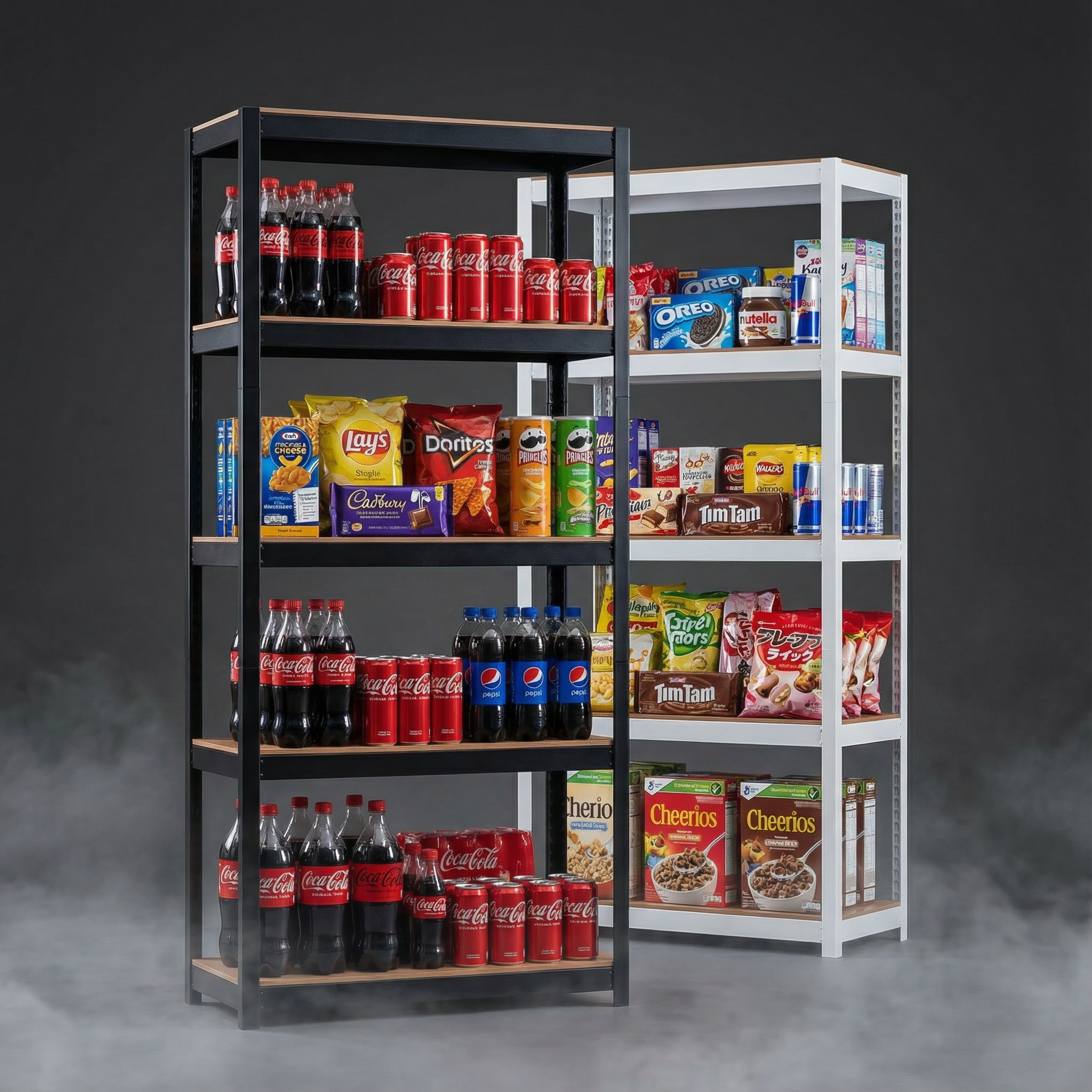 선반 수납선반 다용도실 조립 팬트리 무볼트 선반장 랙 홈던트하우스 300300750 5단