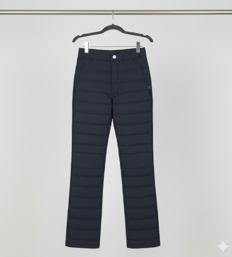 팬텀골프 남성 겨울 오리털 보온 덕다운 골프웨어 다운 패딩바지 - 상세 이미지 3