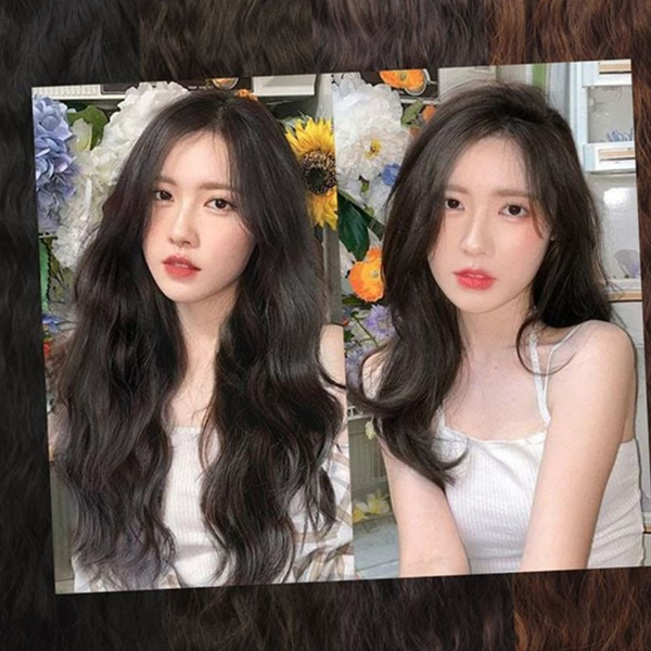 포니테일 여자 헤어 피스 붙임머리 여자 부분 가발 웨이브 정수리 - 상품 이미지