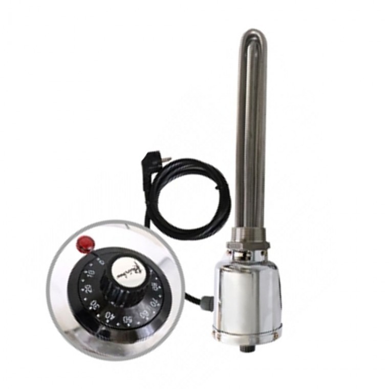 서스 후렌지 온도조절 투입히터 1과 1/2인치 250mm 220V 3KW - 메인 이미지