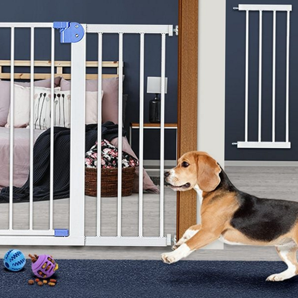 반려동물 안전 문 확장 패널 게이트 강아지 안전 문 조절
