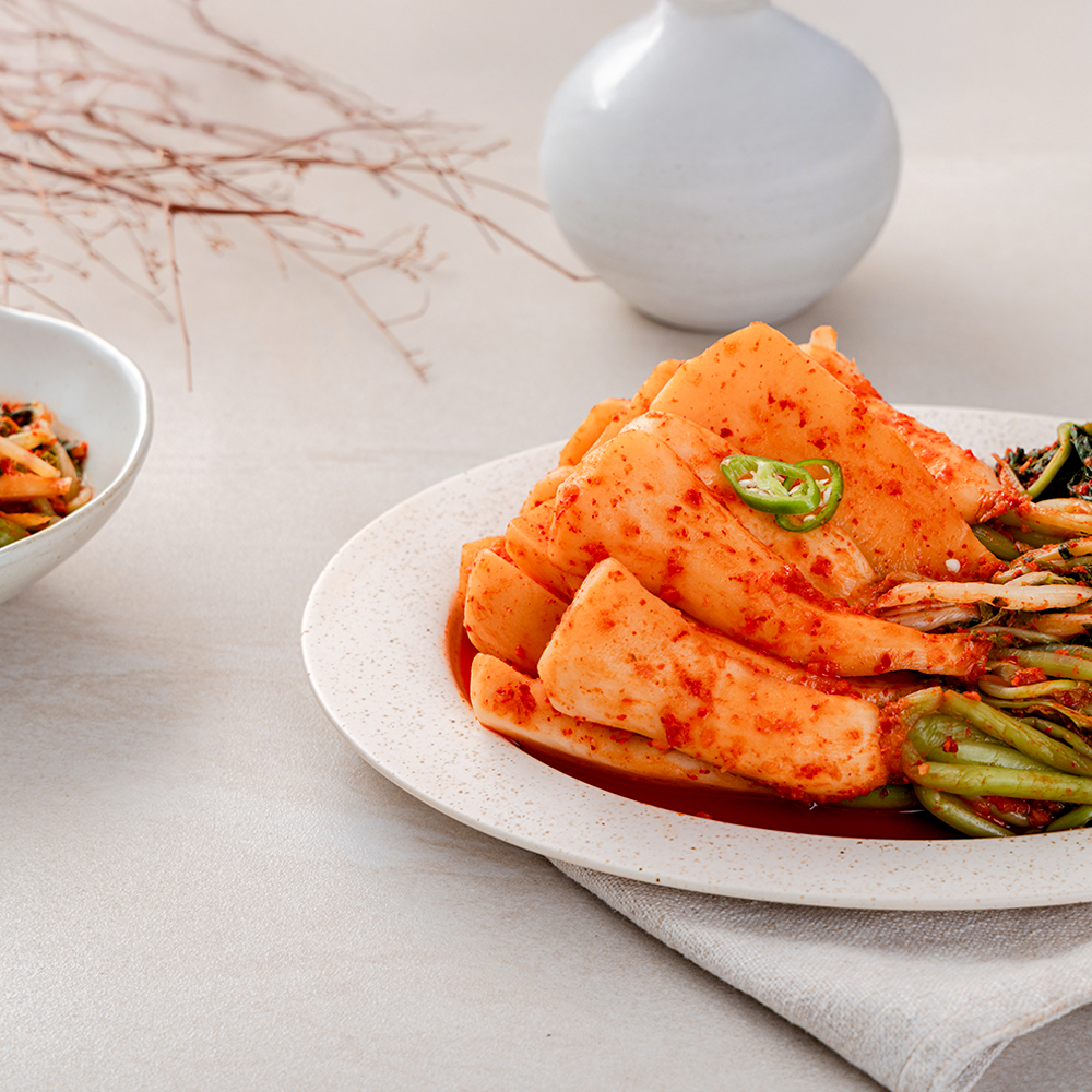 알타리김치 전라도김치 총각김치 달랑무김치 국산김치