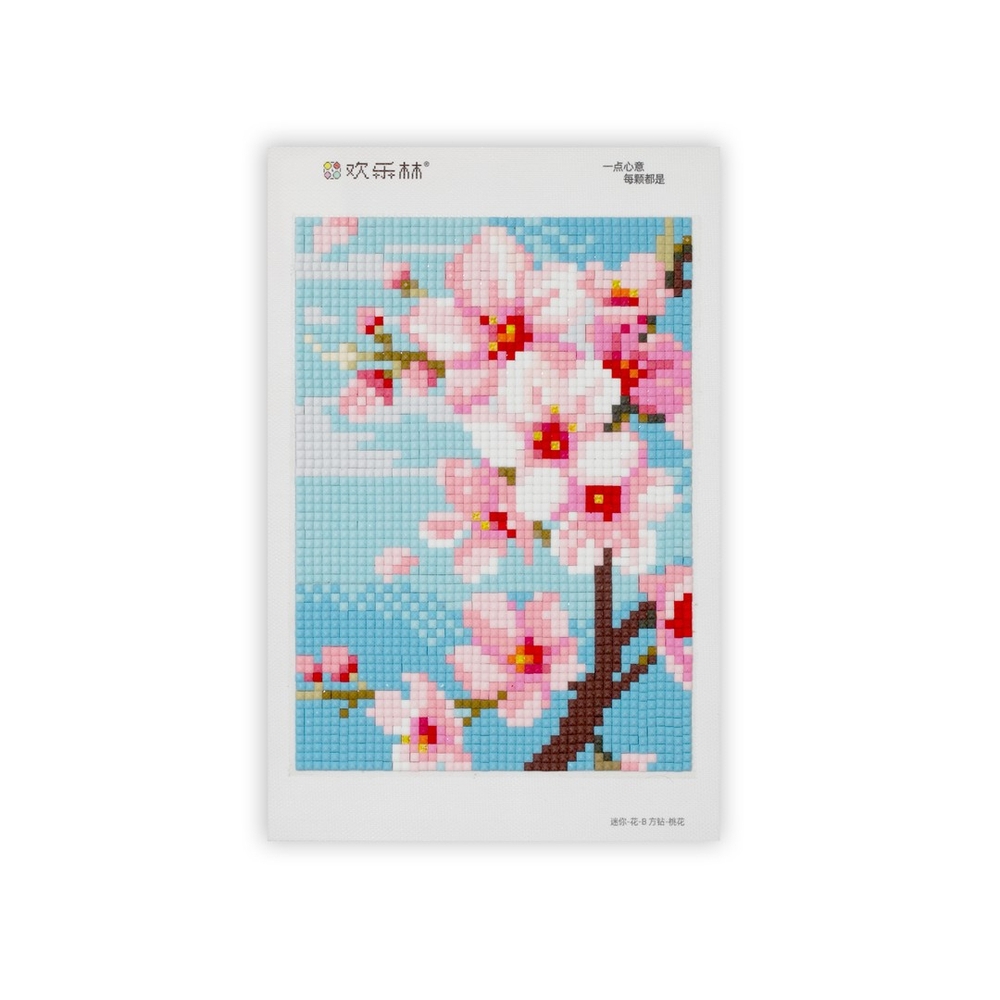 특수비즈 레진 사각 보석십자수 플라워 해바라기 도안 세트 사진 큐빅 미니 액자 인테리어 - 상세 이미지 4