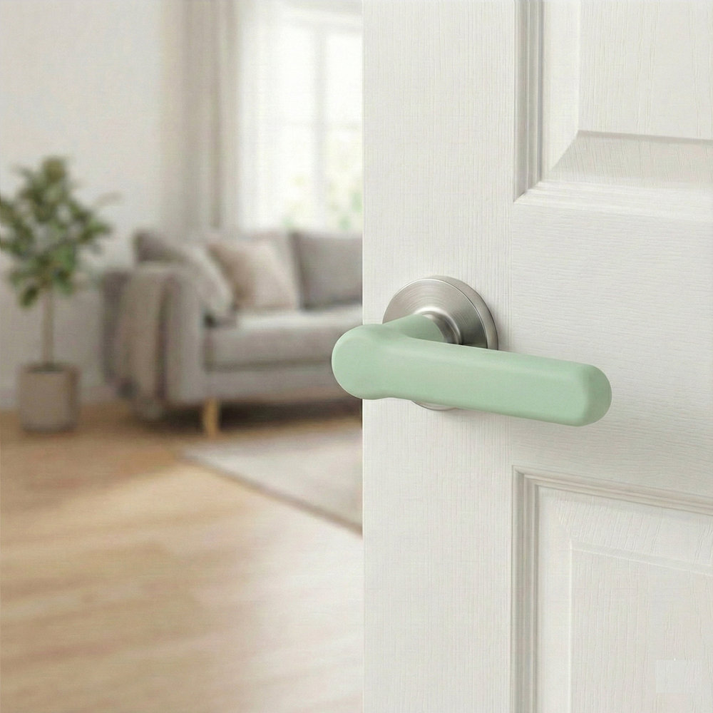 문 손잡이 커버(1P) 실리콘 문손잡이 정전기방지 문고리 일자형 방문