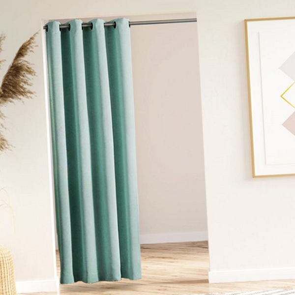 먼지없는 암막 커튼 사생활 방음 커튼 아일렛 침실 거실