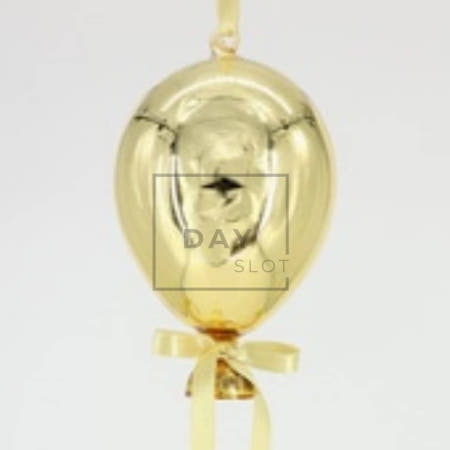 데이슬롯 유리풍선 대 골드 유리오너먼트 호텔크리스마스장식 크리스마스파티룸꾸미기