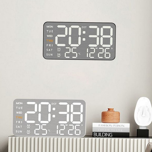 디지털 led 탁상 시계 인테리어 전자 탁상 시계 알람 온도