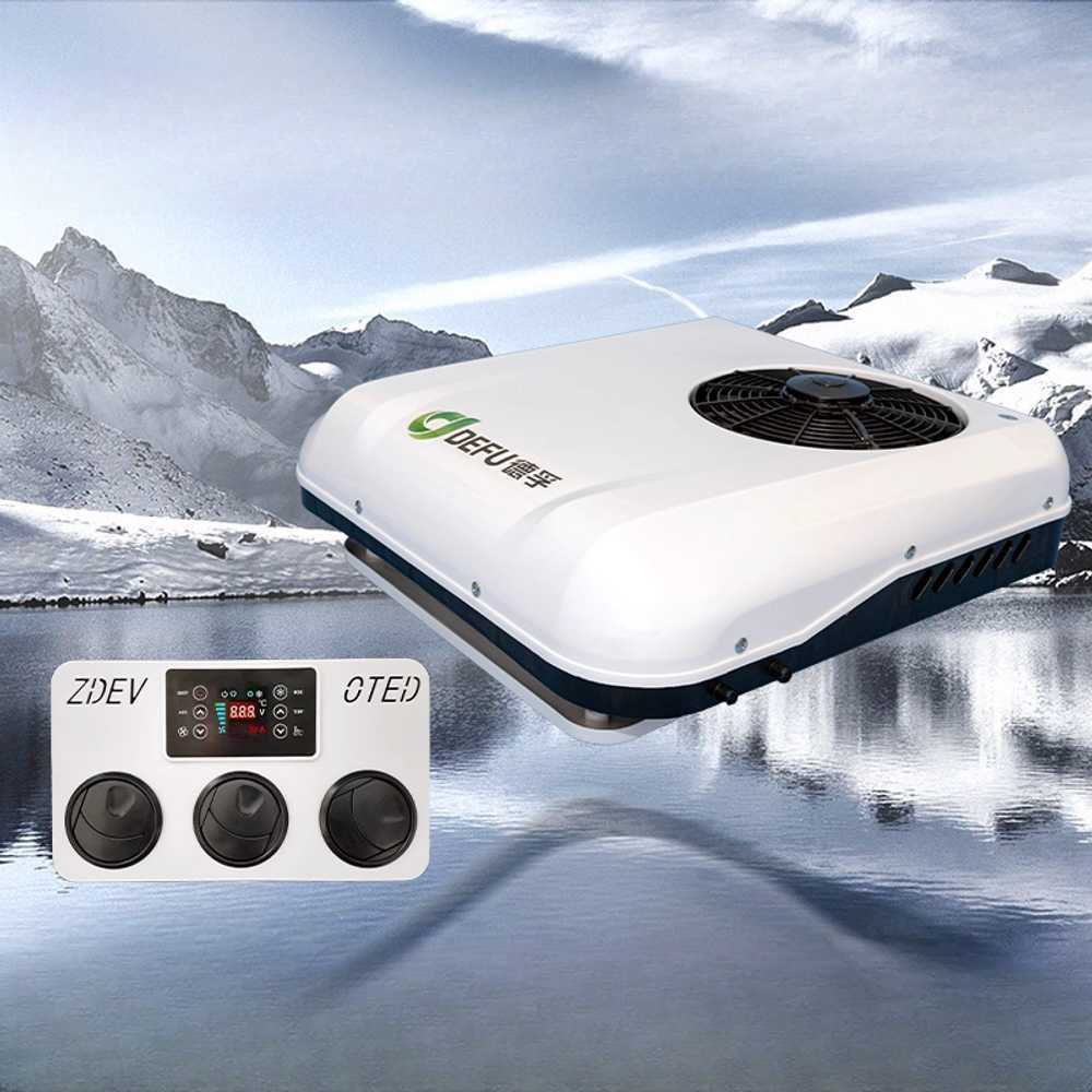 무시동 에어컨 차량 캠핑 강력 냉방 시스템 장치 48V-72V 단냉 (화이트) - 상세 이미지 4
