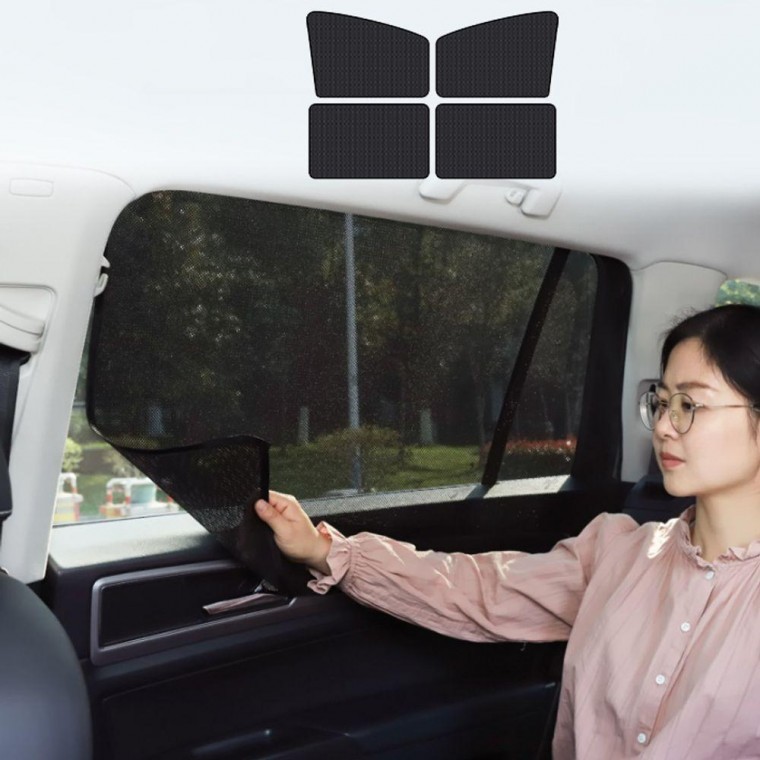 차량용 암막가리개 햇빛 메쉬 커튼 자외선차단 - 상품 이미지