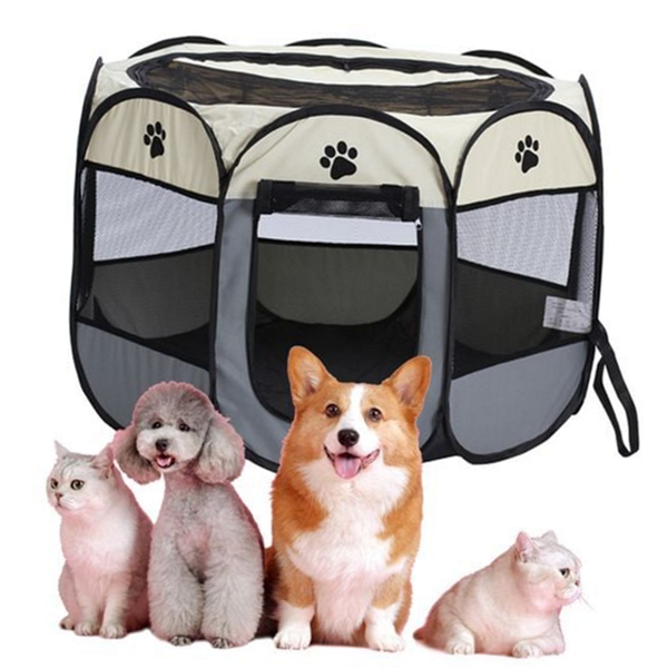 반려동물 접이식 애완 동물 텐트 고양이 강아지 접이식 텐트 실내