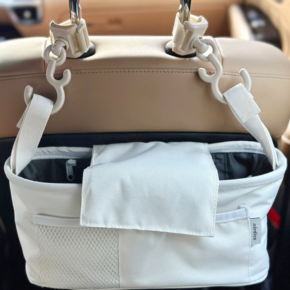 노르디코 유모차걸이 유모차가방걸이 베이지