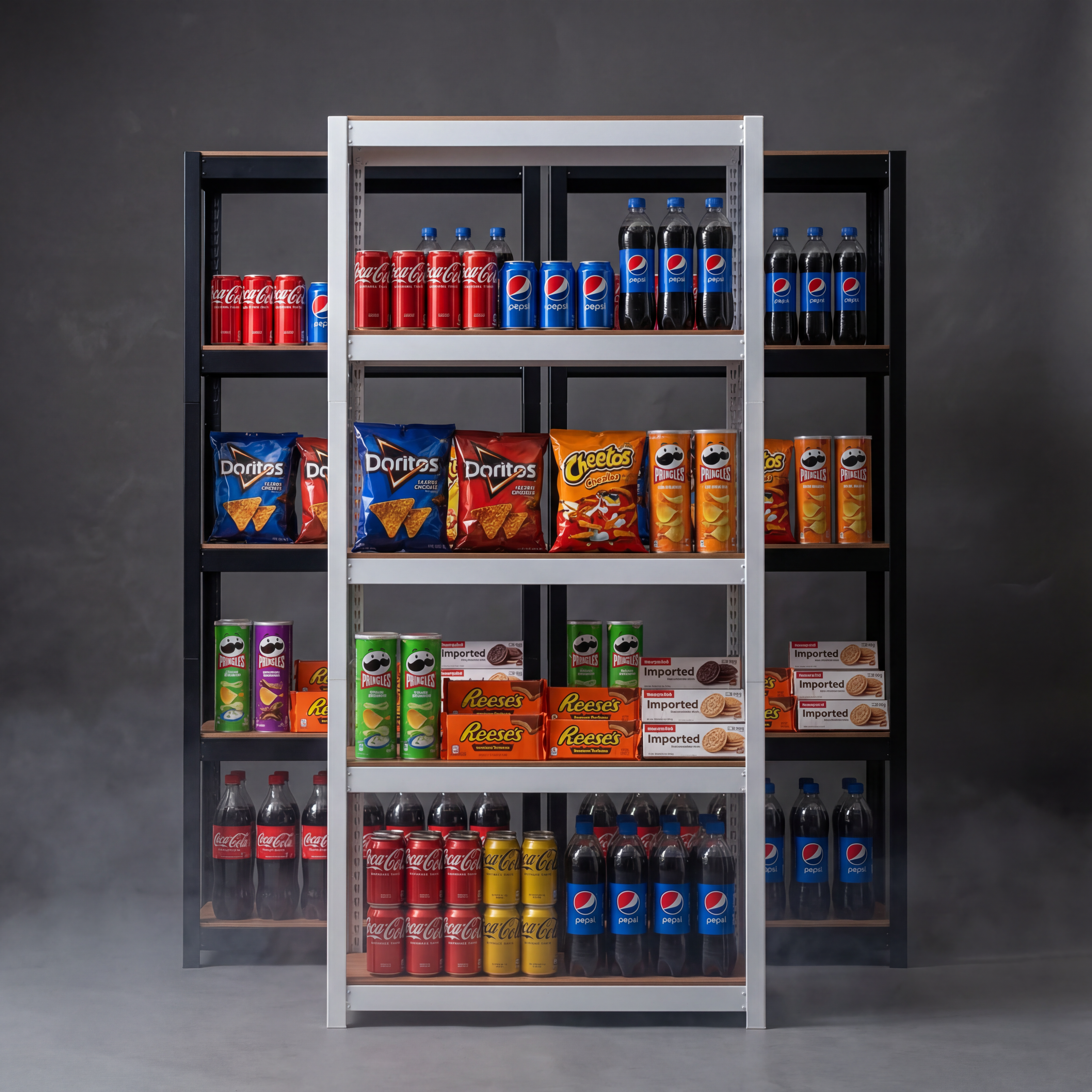 선반 수납선반 다용도실 조립 팬트리 무볼트 선반장 랙 홈던트하우스 300300750 5단