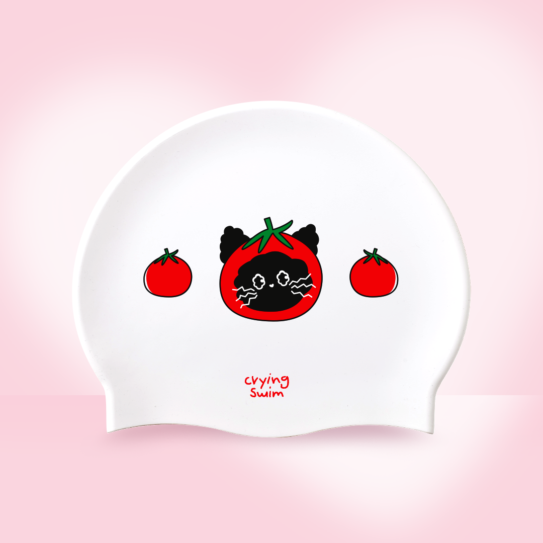 쿠라잉스윔 토마토냥 TOMATO CAT 고양이 캐릭터 귀여운 수모