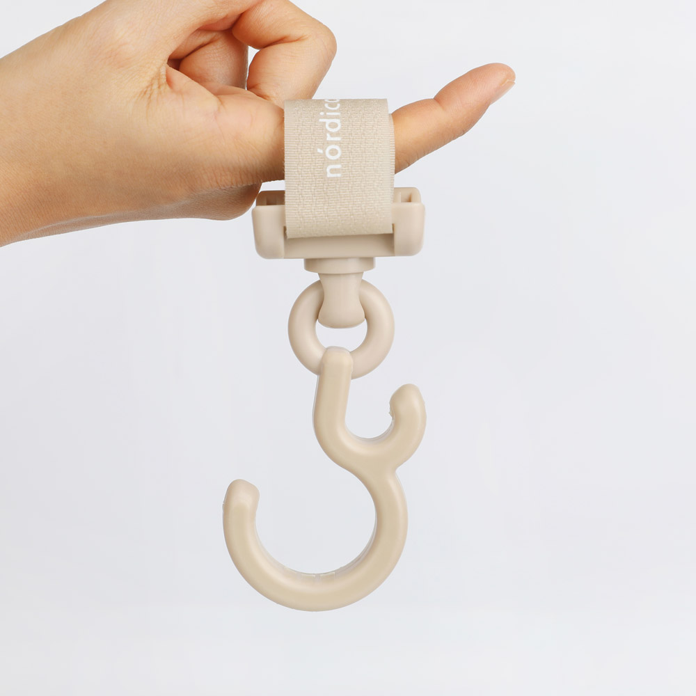 노르디코 유모차걸이 유모차가방걸이 베이지