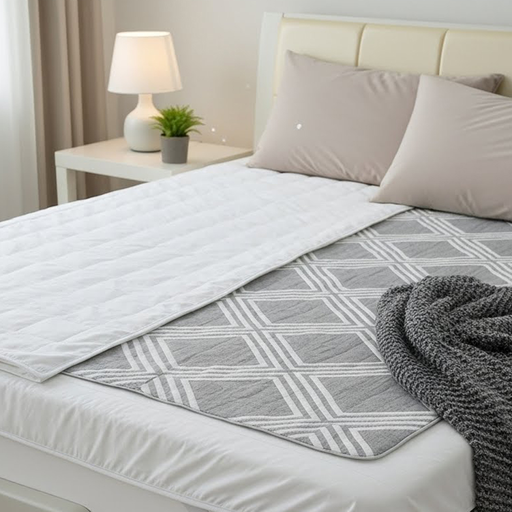세미마이크로 극세사 침대패드 슈퍼싱글 SS 매트리스 패드 전기매트 커버형 4온스 누빔