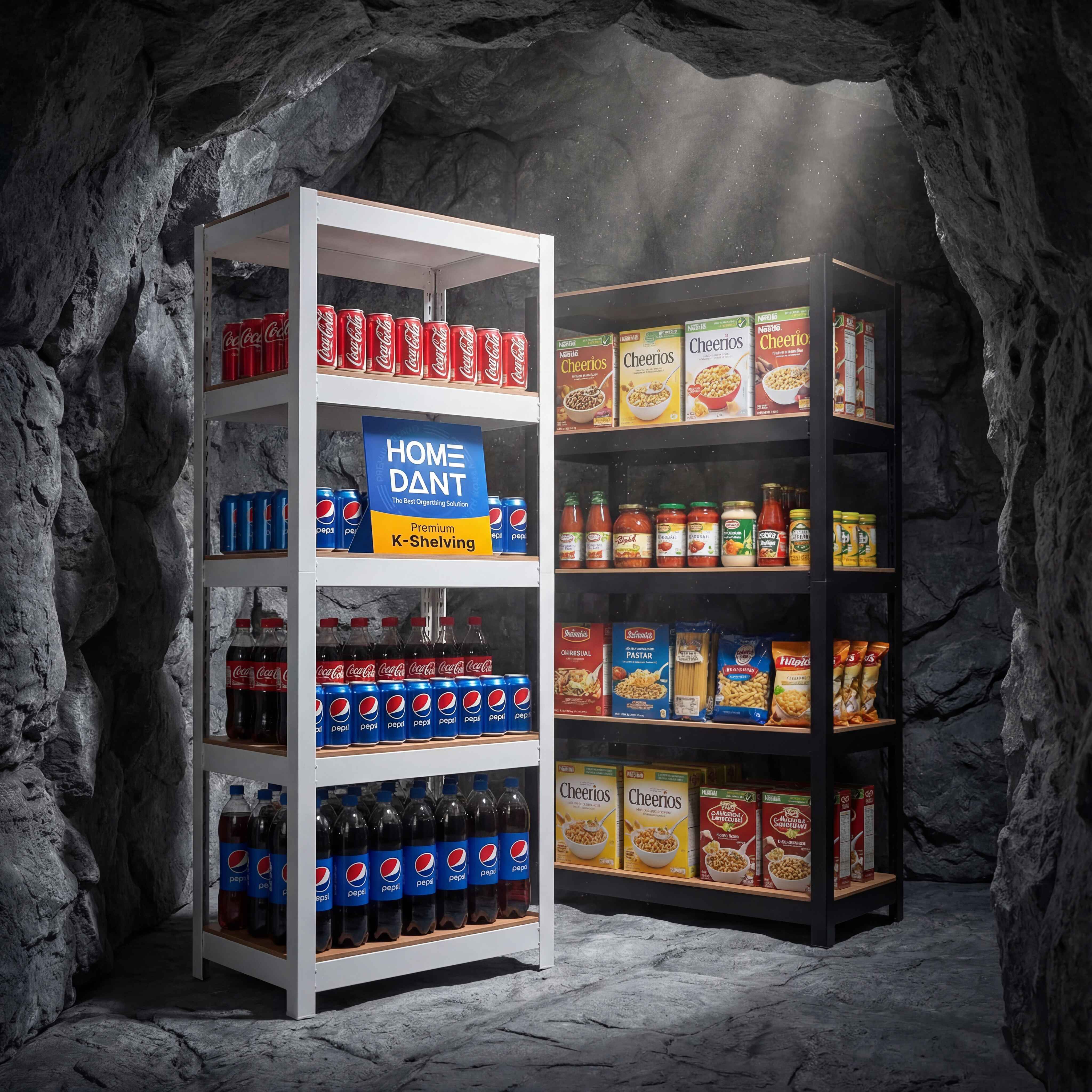 선반 수납선반 다용도 팬트리 무볼트 조립 랙 선반장 홈던트하우스 3003001500 5단