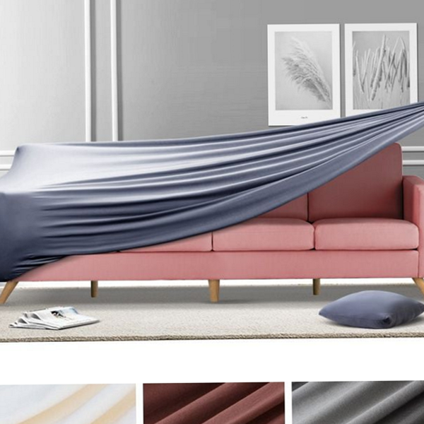 리빙 쇼파 커버 스판 4인용 쇼파 커버 고탄성 천갈이 러그