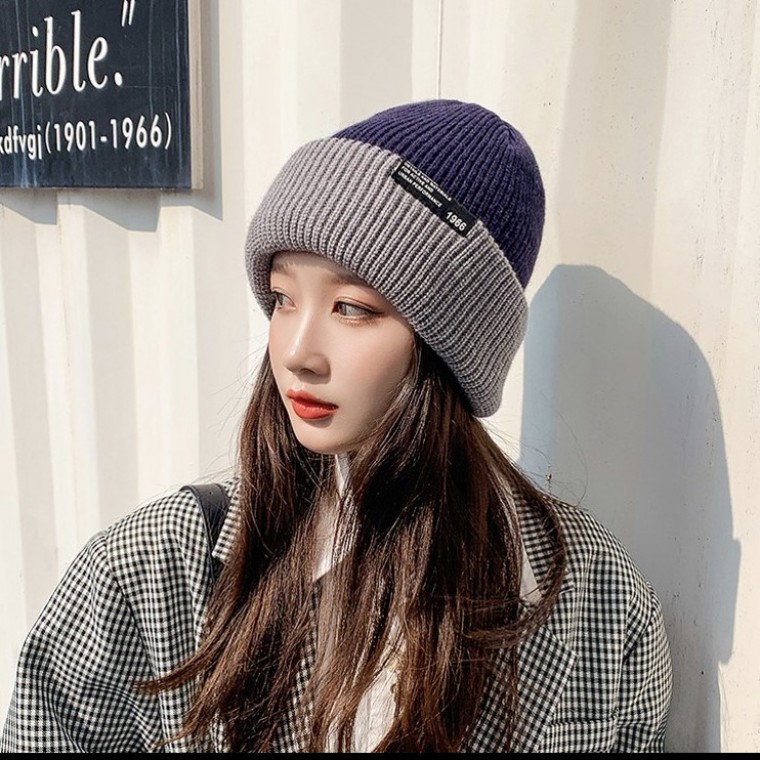 어반 니트 비니 모자 벙거지모자 버킷햇 니트모자 챙모자 겨울모자 가을모자 방한모 비니 털모자 - 상품 이미지
