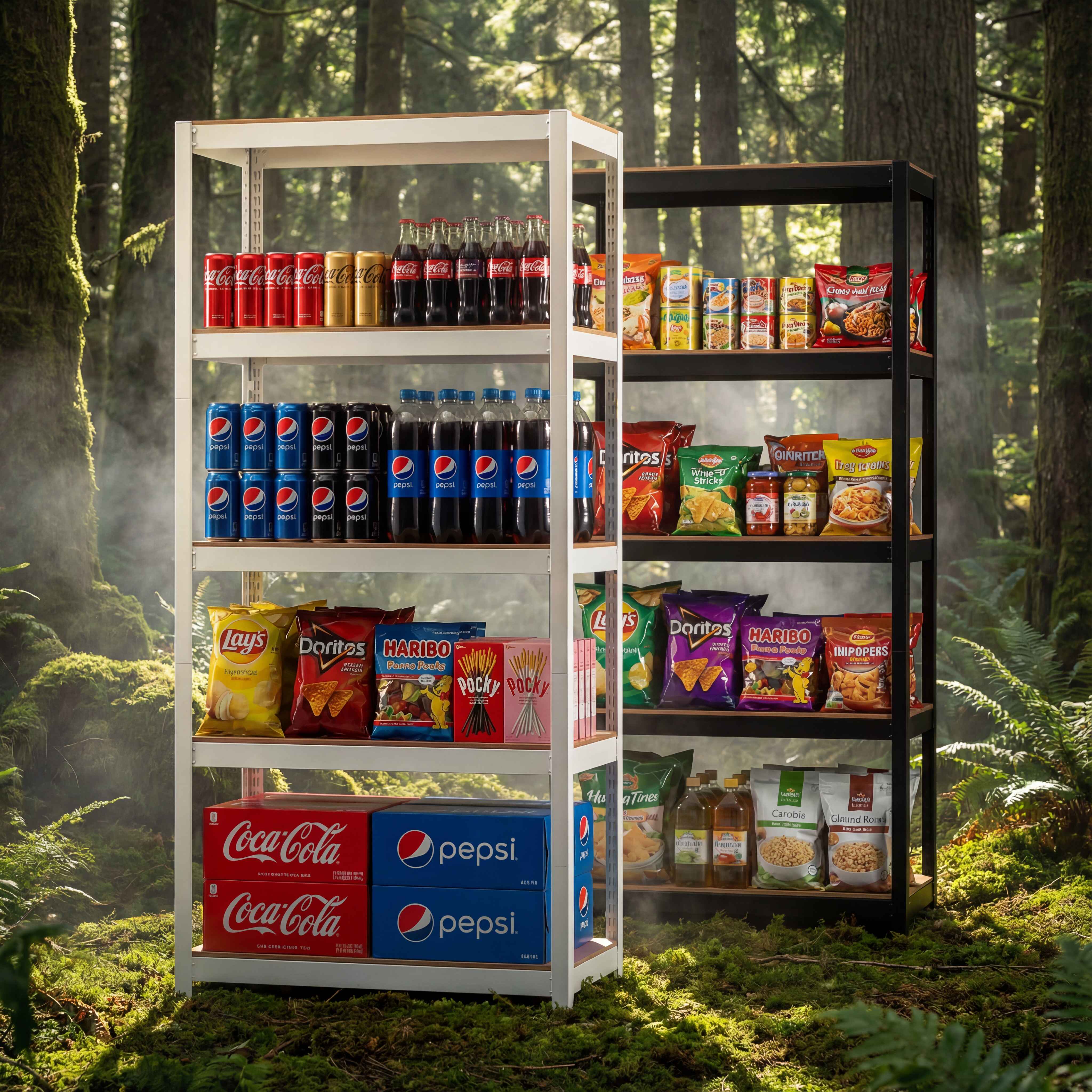 선반 수납선반 다용도실 조립 팬트리 무볼트 선반장 랙 홈던트하우스 300300750 5단