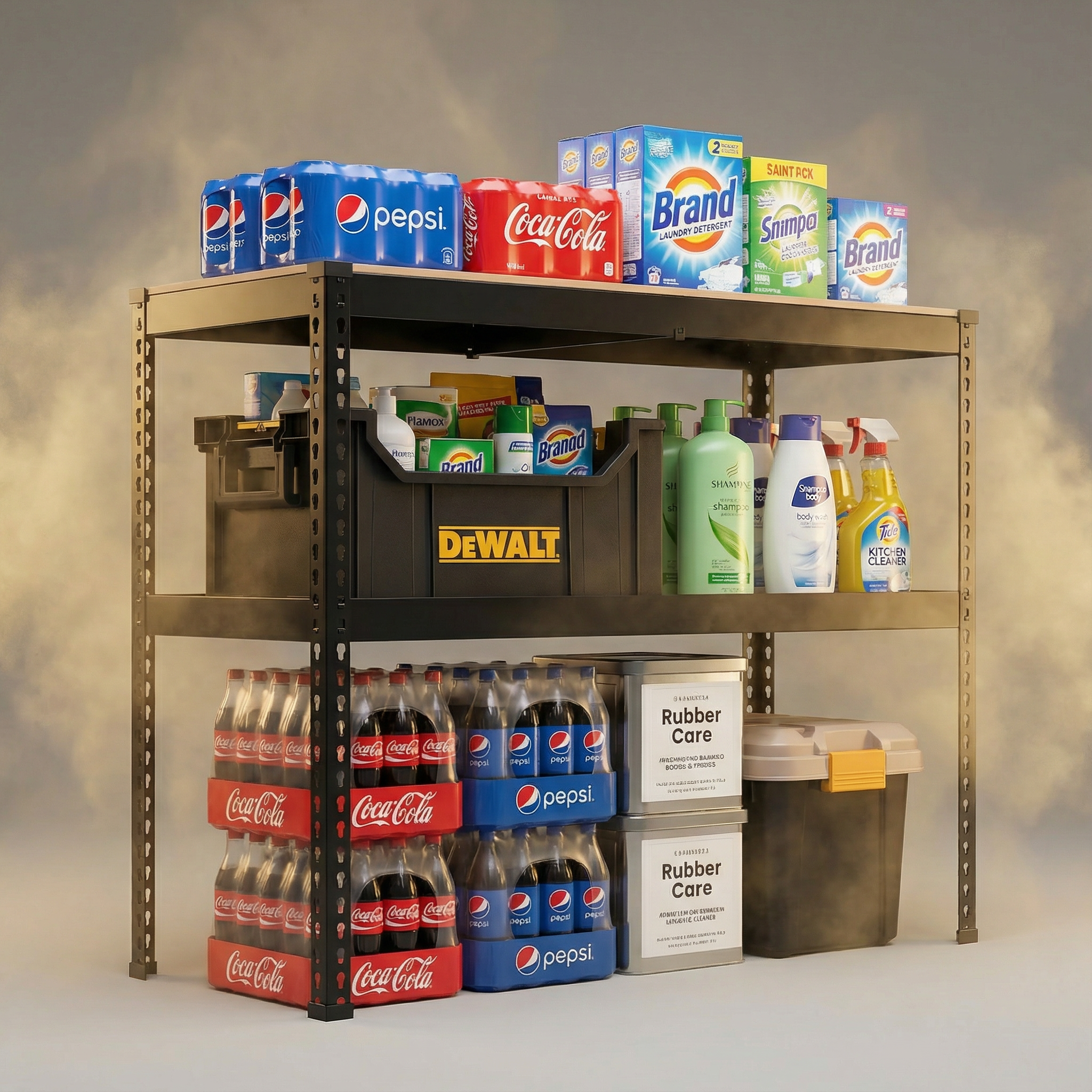 스피드랙 철제선반 12T합판 무볼트 조립식 앵글 창고 베란다 V23030332단