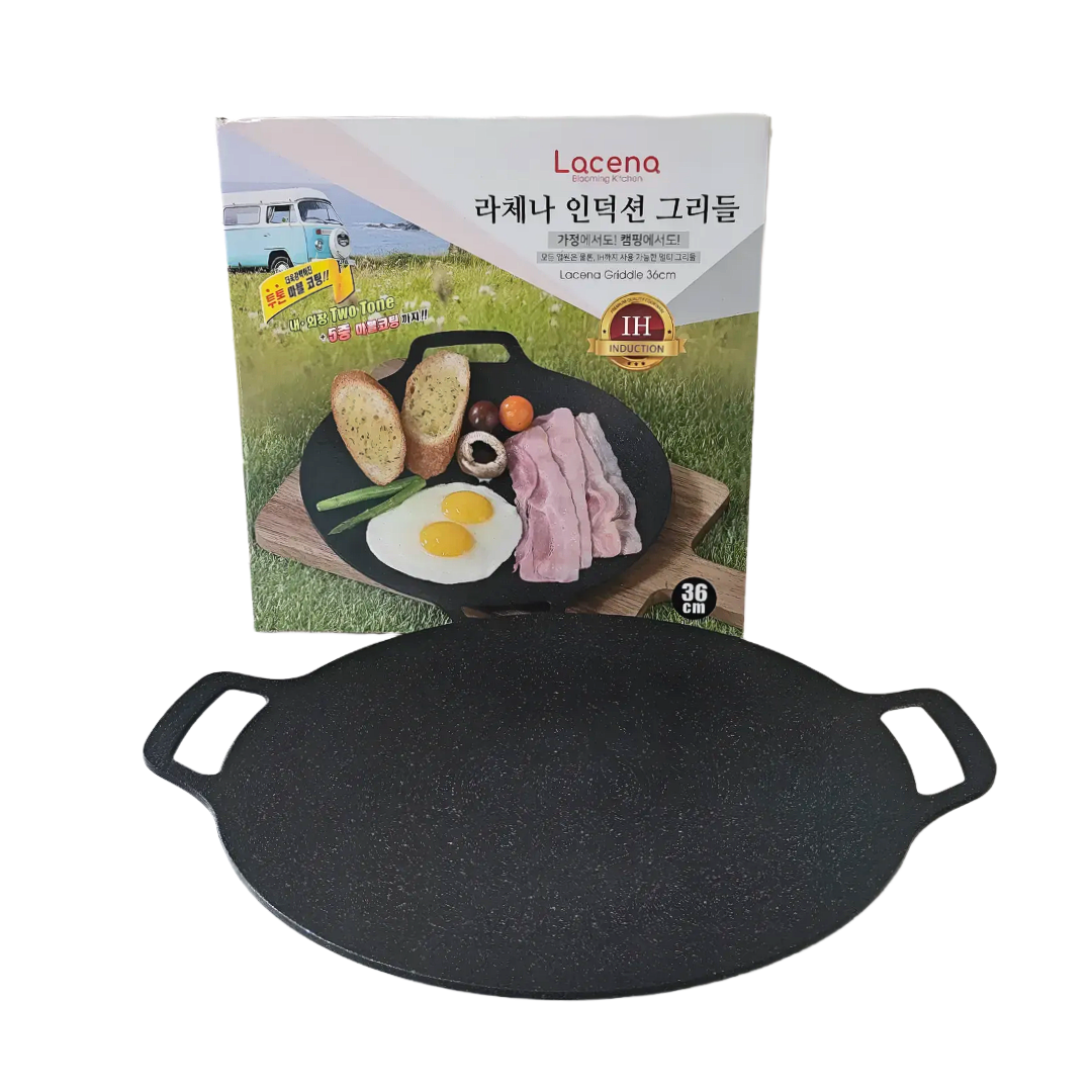 라체나 IH 인덕션 그리들 30cm 가정용 캠핑용 멀티팬 - 상세 이미지 3