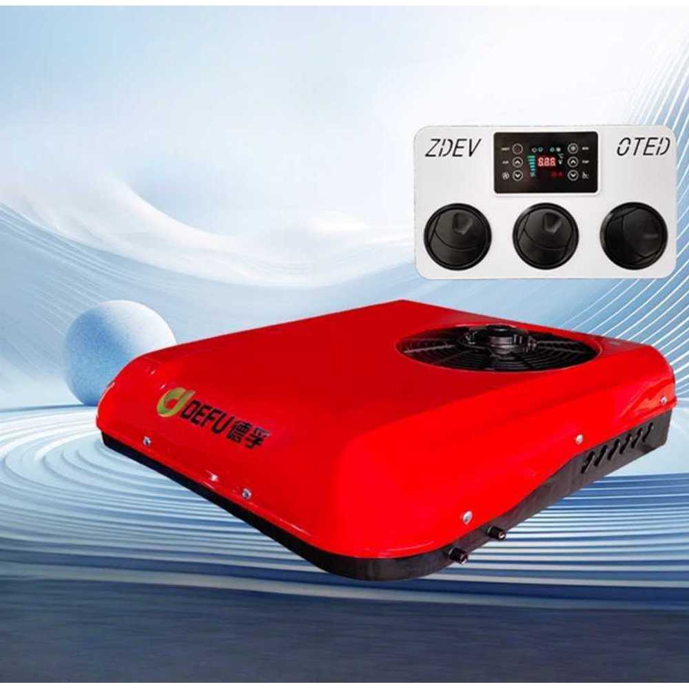 무시동 에어컨 차량 캠핑 강력 냉방 시스템 장치 48V-72V 단냉 (화이트) - 상세 이미지 2