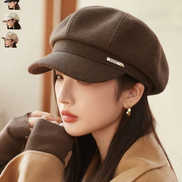 화가 여자 베레모 모자 여성 빵 모자 - 상품 이미지