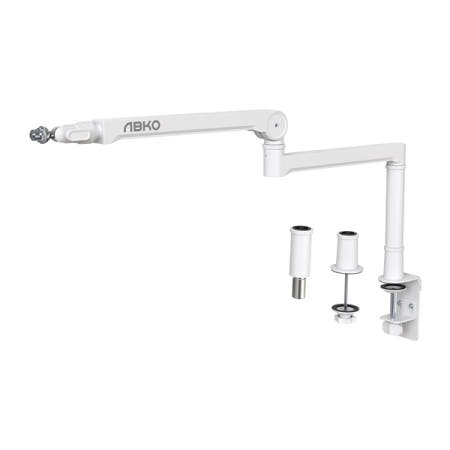 앱코 ALA20 로우 프로파일 마이크암 (화이트)