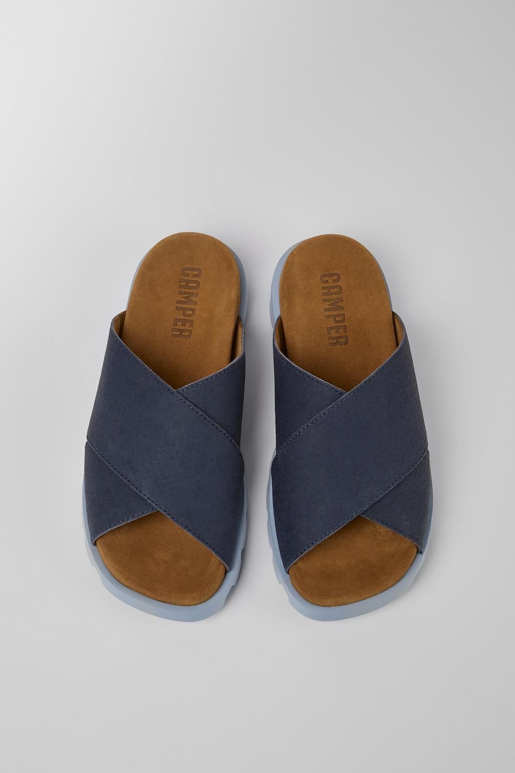 캠퍼 친환경 블루 스트랩 샌들 Brutus K201321-007 BLUE - 상세 이미지 4