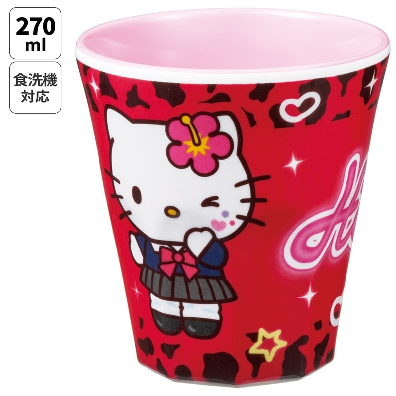 스케이터 산리오 헬로키티 스쿨 캐릭터 멜라민 텀블러 270ml MTB2 - 주방·식기 - 하카타몰