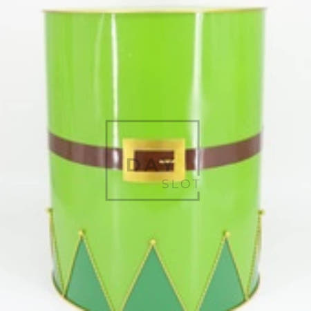 [트렌디프레소협력사]데이슬롯 로빈 훗 소품드럼 세트 크리스마스연출 인테리어오브제 크리스마스장식품