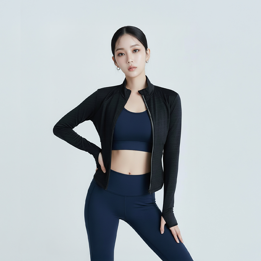 여성 러닝집업 바람막이 자켓 애슬레저룩 런닝복 마라톤 상의 이미지 7