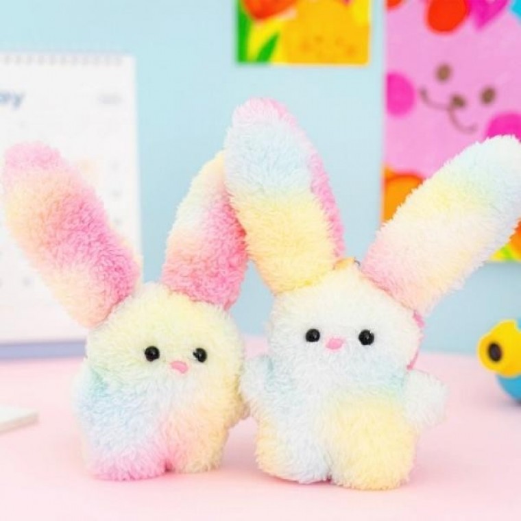 문구만들기 DIY 패브릭토끼 인형 키링 - 상품 이미지