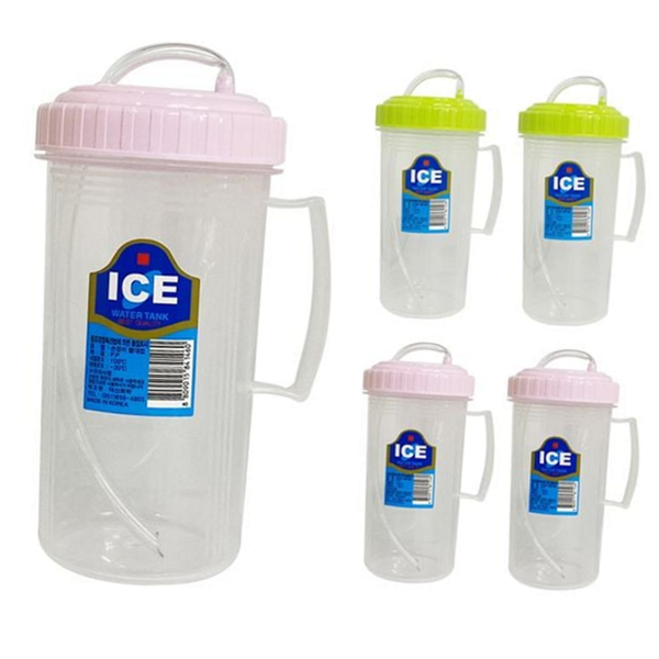 용 손잡이 빨대 컵 500ml 어르신 빨대 컵 물컵 - 상품 이미지